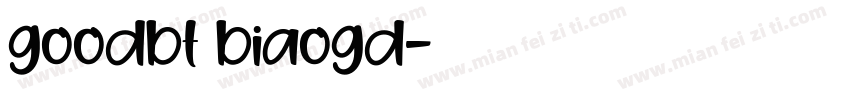 goodbt biaogd字体转换